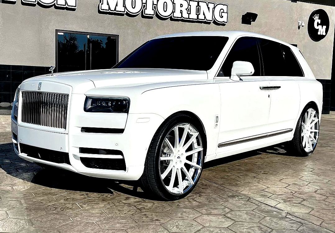 All White Rolls Royce