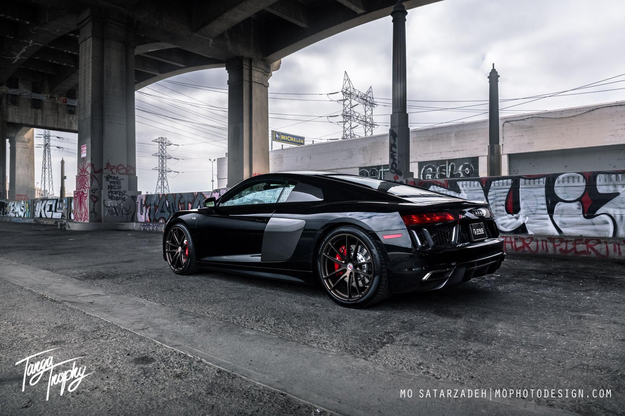 Black Audi R8 on HRE Wheels by TAG Motorsports ! - Auto News Magazine