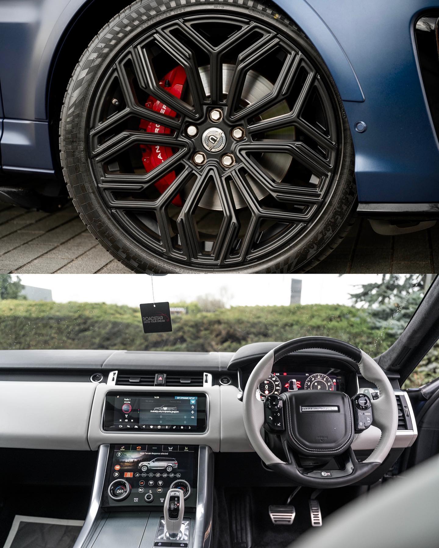 Factory Satin Blue Range Rover SVR, Unique Paintwork For this Beauty ...