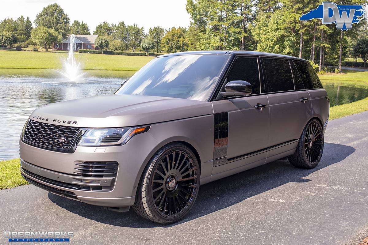Range Rover Matt Matt Grey Land Rover Range Rover Autobiography - Auto News Magazine