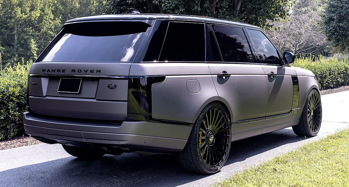 Range Rover Matt Matt Grey Land Rover Range Rover Autobiography - Auto News Magazine